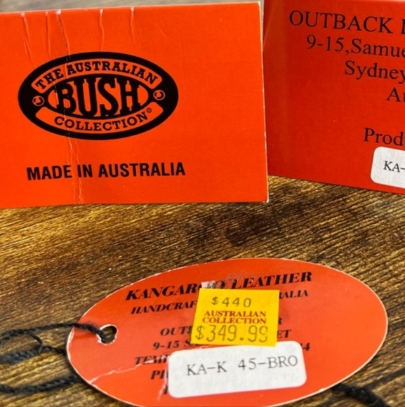 BUSH The Australian Collection Brown And Tan Kangaroo Leather Crossover Boho Bag - Picture 15 of 15